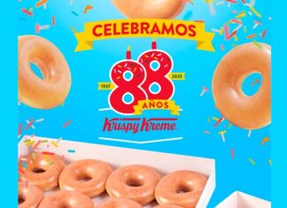 Krispy Kreme festeja 88 años de historia con muchas sorpresas 🎉 Krispy Kreme celebra 88 años