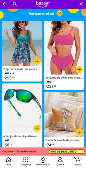 ofertas en Amazon Bazaar