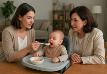 Primeros pasos en la alimentación complementaria para un bebé recién nacido Alimentación complementaria para bebés