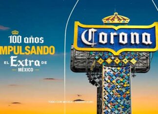 Corona 100 años impulsando el Extra de México
