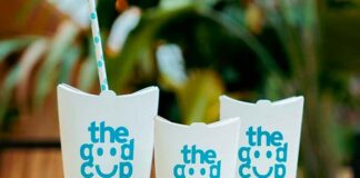 vaso de papel plegable The Good Cup