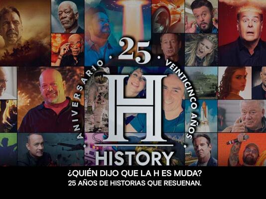 History cumple 25 años en Latinoamérica