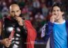 Los Guardias Emperador irrumpen el medio tiempo del partido México vs. Ecuador campaña Los Guardias Emperador