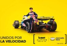 Franco Colapinto estrena los colores de Mercado Libre en auto de BWT Alpine F1 Mercado Libre patrocina a Franco Colapinto