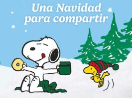 donas de navidad Snoopy en Krispy Kreme