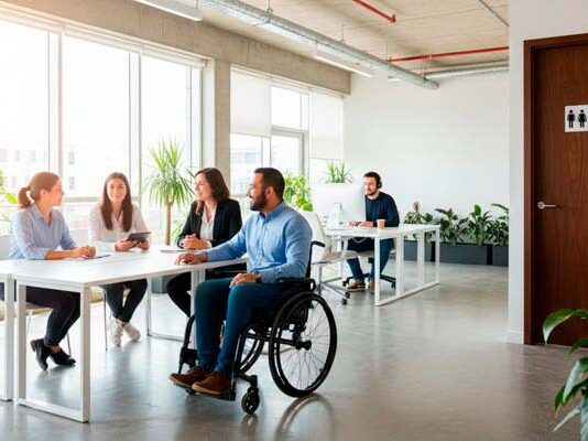 diseño inclusivo en oficinas