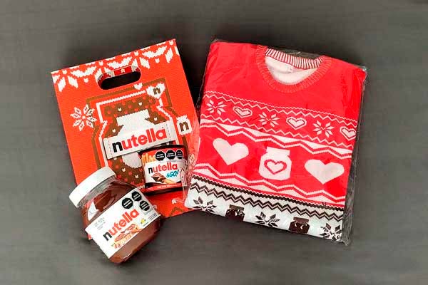 kit-nutella suéter reversible de Nutella