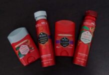 fragancias Old Spice Paradise y Elegance