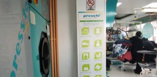 servicios de lavandería y tintorería Pressto