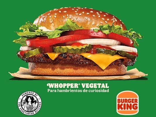 Burger King introduce la nueva Whopper Vegetal con el delicioso sabor a la parrilla Whopper Vegetal Burger King