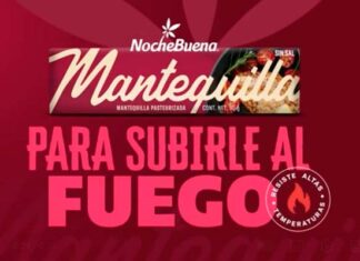 mantequilla Nochebuena que resiste altas temperaturas