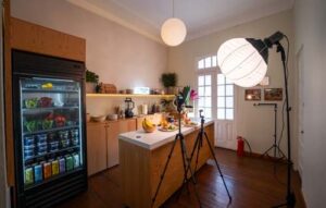 cocina/estudio en Chobani Café