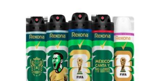 latas coleccionables Mundial 2026 Rexona