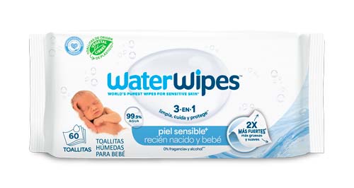 WaterWipes 3 en 1: Toallitas se vuelven doblemente resistentes, más gruesas y más suaves 1 toallitas Waterwipes
