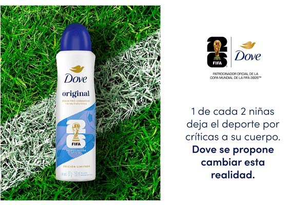 edición limitada Dove x FIFA World Cup