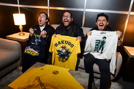 playeras del América con personajes de anime