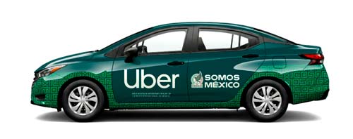 vehículo de la selección nacional Uber