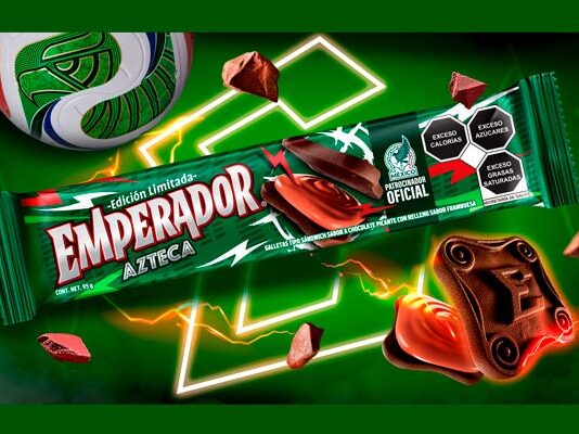 Emperador Azteca, nueva galleta inspirada en la pasión de los mexicanos por el fútbol galleta Emperador Azteca