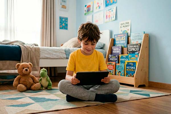 nino-con-tablet beneficios uso adecuado de la tablet