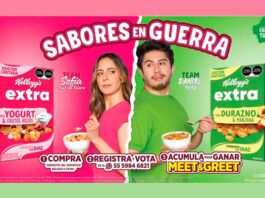 Kellogg’s Extra desata la batalla de “Sabores en Guerra” con Sofía Niño de Rivera y Daniel Sosa campaña Sabores en Guerra Kellogg's Extra