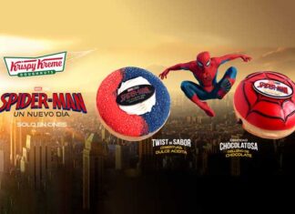 El cine llega a Krispy Kreme: Con la colección edición limitada de donas Spider-Man: Un Nuevo Día Spider-Man: Un Nuevo Día Krispy Kreme