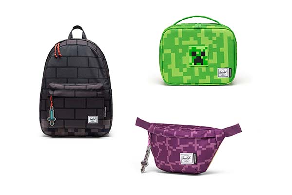 herschel-x-minecraft colección Herschel x Minecraft