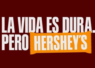 campaña La vida es dura pero Hershey's