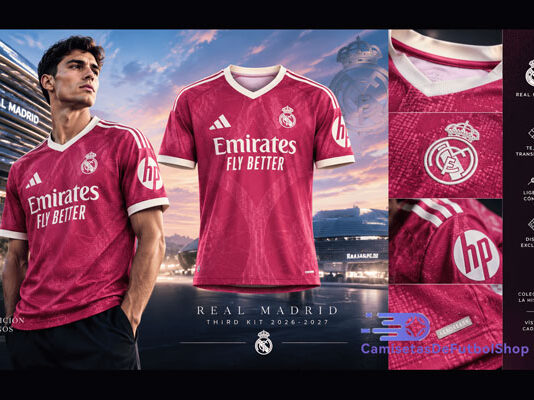 La tercera equipación del Real Madrid para la temporada 2026-2027, ideal para coleccionistas y para lucir a diario 3a equipación del Real Madrid