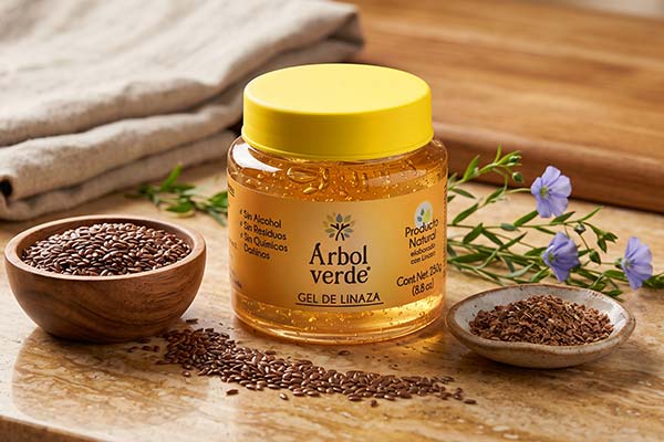 gel-linaza-arbol-verde marcas mexicanas en mercado de cuidado personal