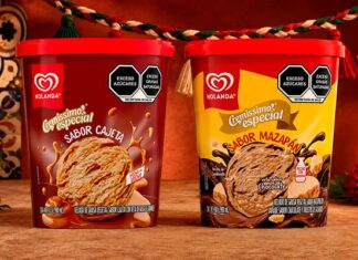 Helados Holanda presenta botes sabor Cajeta y Mazapán para celebrar a México helados sabor Cajeta y Mazapán