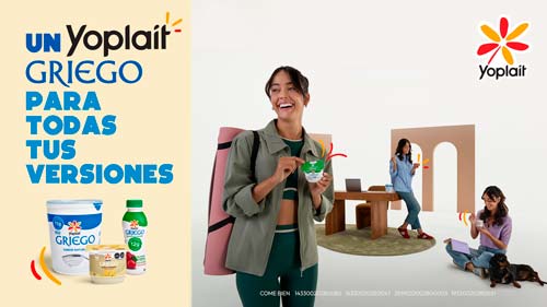 Campaña “Un Yoplait Griego para todas tus versiones” apuesta por el bienestar flexible 1 portafolio Yoplait Griego