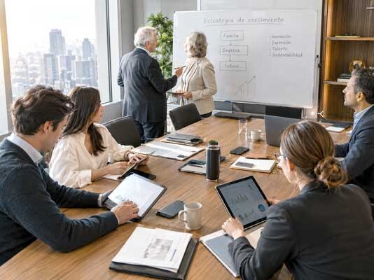 Buenas prácticas para garantizar la transparencia y la continuidad en las empresas familiares Empresas familiares reunión