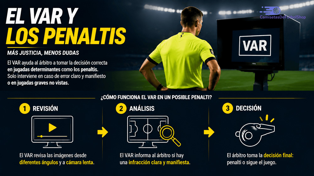 ¿Qué es un penalti y cuándo se señala? Guía completa 2 ¿Cómo funciona el VAR?