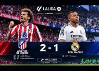 Jornada 7 de LaLiga 2026-2027: el derbi madrileño termina con victoria del Atlético de Madrid por 2-1 ante el Real Madrid LaLiga Atlético de Madrid