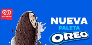 paleta Oreo de Helados Holanda